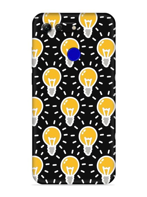 Light Bulb Seamless Embossed Soft Silicone Case for Honor View 20 Zapvi