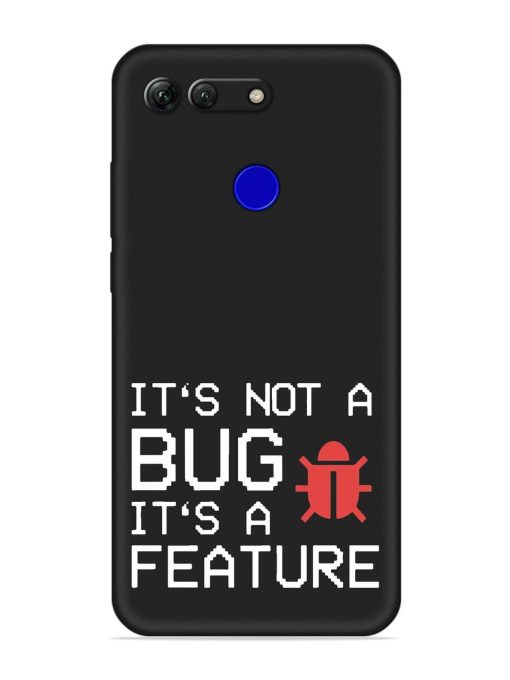 Not Bug Feature Embossed Soft Silicone Case for Honor View 20 Zapvi