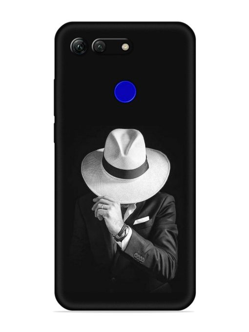 Men Under Hat Embossed Soft Silicone Case for Honor View 20 Zapvi