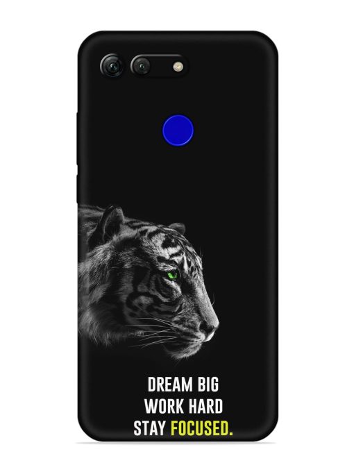 Dream Big Work Hard Embossed Soft Silicone Case for Honor View 20 Zapvi