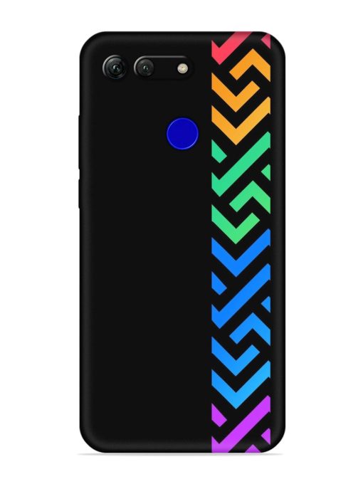 Colorshape Stripes Embossed Soft Silicone Case for Honor View 20 Zapvi