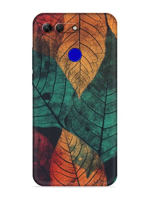 Leaves Artwork Embossed Soft Silicone Case for Honor View 20 Zapvi