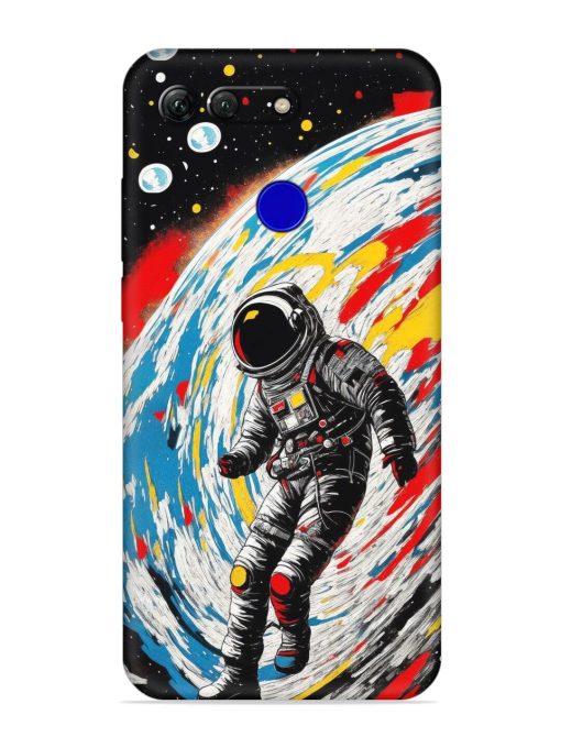 Astronaut Art Embossed Soft Silicone Case for Honor View 20 Zapvi