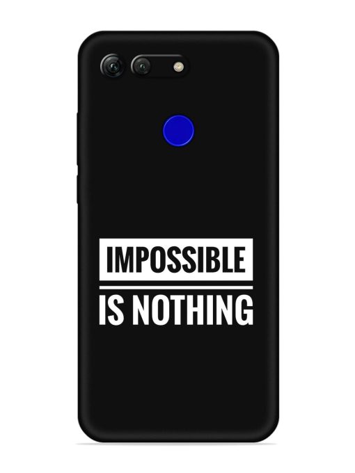 Impossible Is Nothing Embossed Soft Silicone Case for Honor View 20 Zapvi