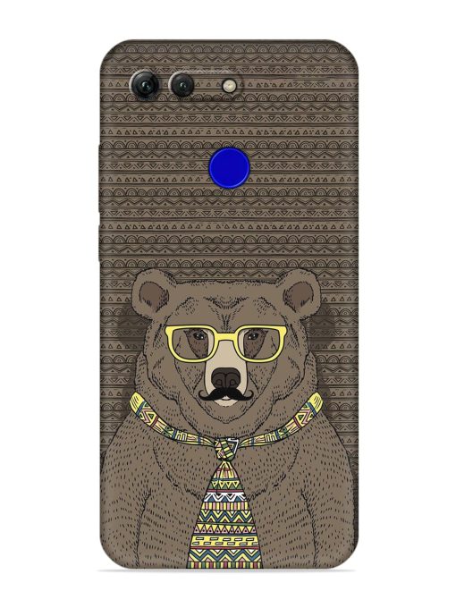 Grizzly Bear Embossed Soft Silicone Case for Honor View 20 Zapvi