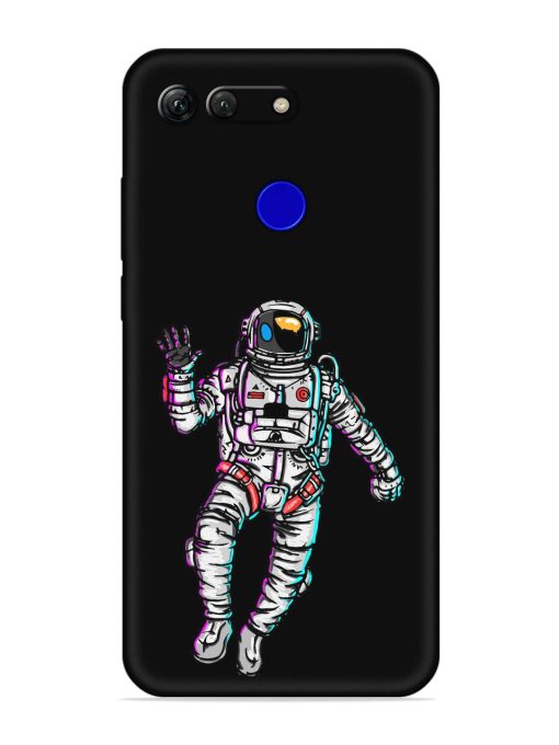 Spaceman Embossed Soft Silicone Case for Honor View 20 Zapvi