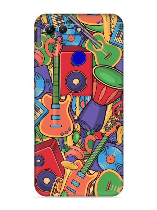 Colorful Music Art Embossed Soft Silicone Case for Honor View 20