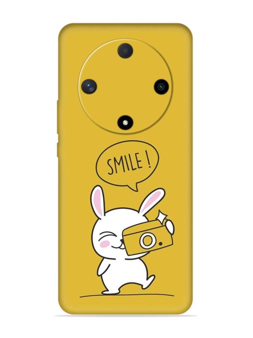 Hey Smile Please Embossed Soft Silicone Case for Honor X9b (5G) Zapvi