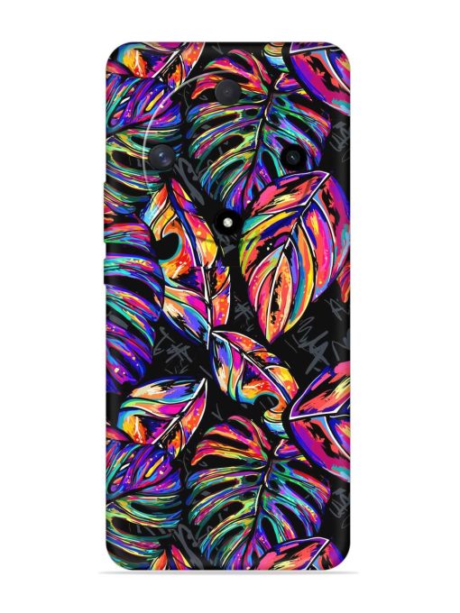 Tropical Seamless Vector Embossed Soft Silicone Case for Honor X9b (5G) Zapvi