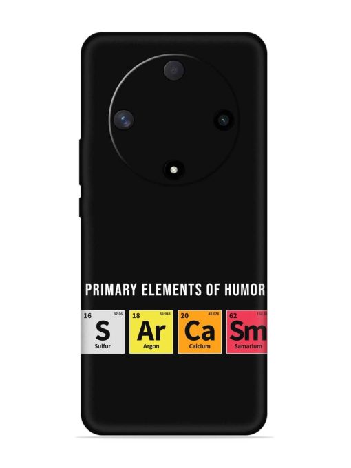 Primary Elements Humor Embossed Soft Silicone Case for Honor X9b (5G)