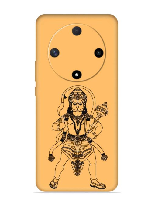 Indian God Hanuman Embossed Soft Silicone Case for Honor X9b (5G)