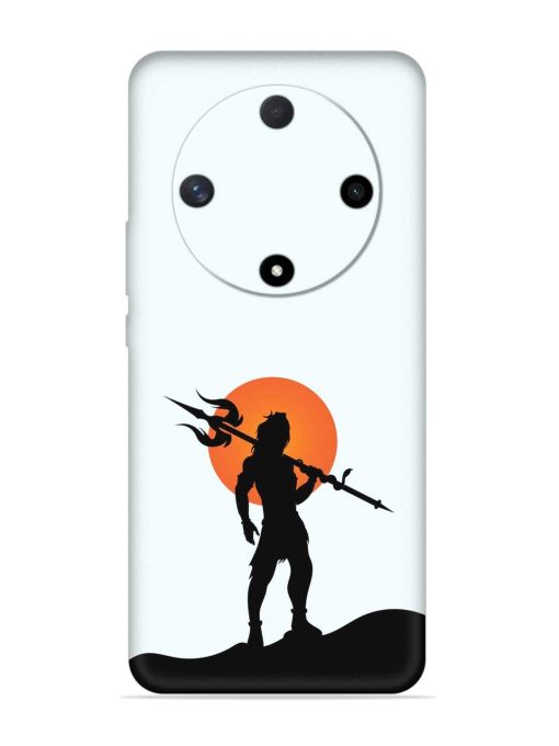 Lord Mahadev Trendy Embossed Soft Silicone Case for Honor X9b (5G) Zapvi