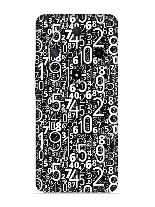 Many Numbers Different Embossed Soft Silicone Case for Honor X9b (5G) Zapvi