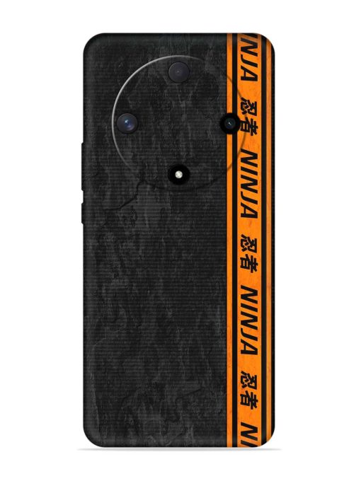 Ninja Srtips Embossed Soft Silicone Case for Honor X9b (5G) Zapvi