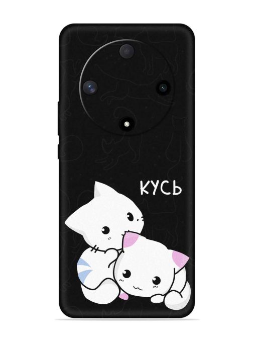 Kycb Cat Embossed Soft Silicone Case for Honor X9b (5G) Zapvi