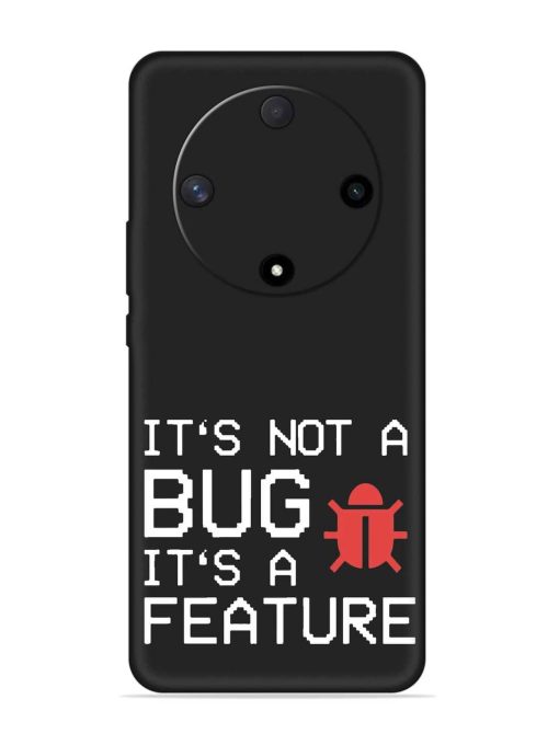 Not Bug Feature Embossed Soft Silicone Case for Honor X9b (5G)