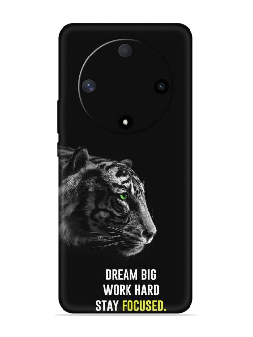 Dream Big Work Hard Embossed Soft Silicone Case for Honor X9b (5G) Zapvi