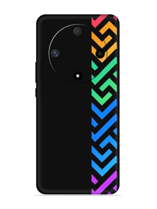 Colorshape Stripes Embossed Soft Silicone Case for Honor X9b (5G) Zapvi