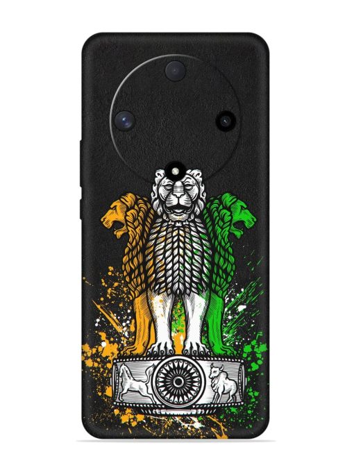 Pillars Of Ashoka Embossed Soft Silicone Case for Honor X9b (5G) Zapvi