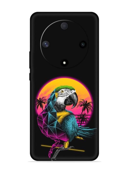 Rad Parrot Embossed Soft Silicone Case for Honor X9b (5G) Zapvi