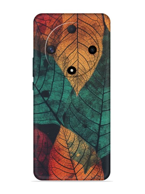 Leaves Artwork Embossed Soft Silicone Case for Honor X9b (5G) Zapvi