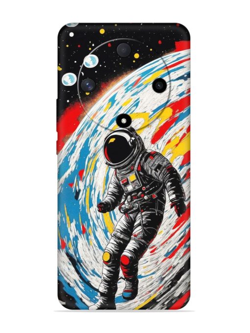 Astronaut Art Embossed Soft Silicone Case for Honor X9b (5G) Zapvi