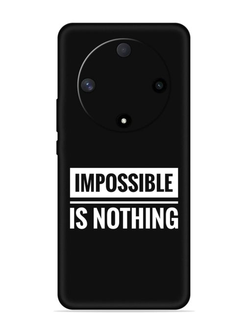 Impossible Is Nothing Embossed Soft Silicone Case for Honor X9b (5G) Zapvi