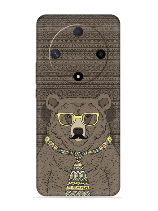 Grizzly Bear Embossed Soft Silicone Case for Honor X9b (5G) Zapvi