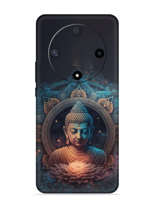 Gautam Buddha Embossed Soft Silicone Case for Honor X9b (5G)