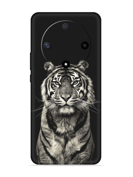 Tiger Art Embossed Soft Silicone Case for Honor X9b (5G)