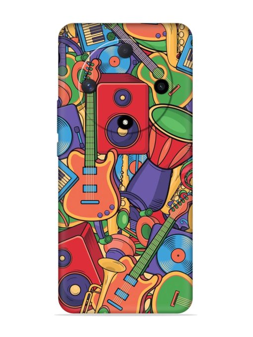 Colorful Music Art Embossed Soft Silicone Case for Honor X9b (5G) Zapvi