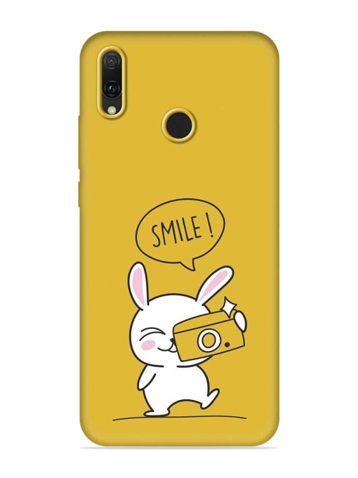 Hey Smile Please Embossed Soft Silicone Case for Honor Y9 (2019) Zapvi