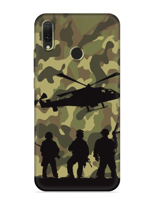 Army Heros Embossed Soft Silicone Case for Honor Y9 (2019) Zapvi