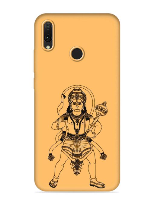 Indian God Hanuman Embossed Soft Silicone Case for Honor Y9 (2019)