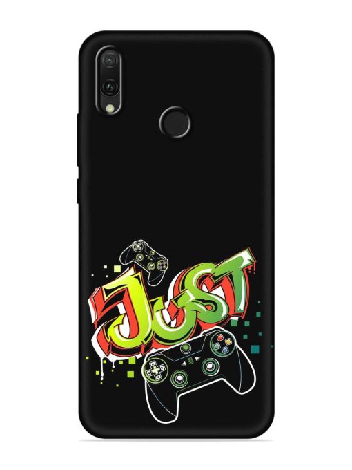 Graffiti Gamepad Illustration Embossed Soft Silicone Case for Honor Y9 (2019) Zapvi