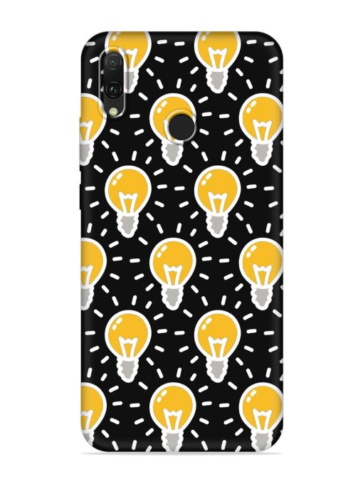 Light Bulb Seamless Embossed Soft Silicone Case for Honor Y9 (2019)