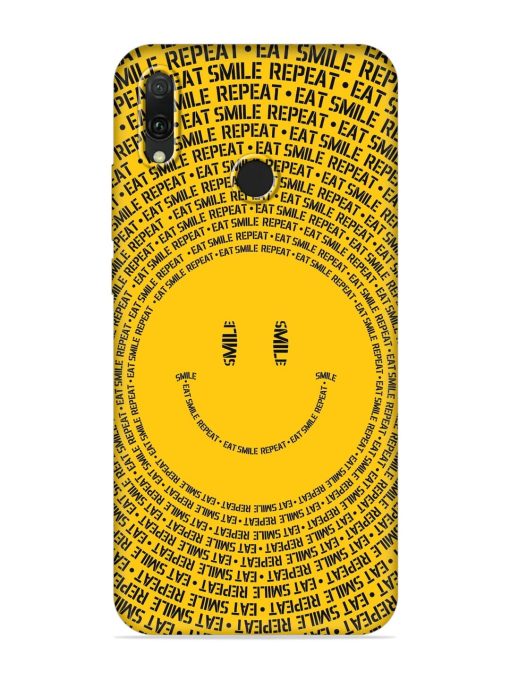 Smiley Embossed Soft Silicone Case for Honor Y9 (2019)