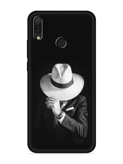 Men Under Hat Embossed Soft Silicone Case for Honor Y9 (2019) Zapvi