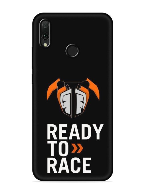 Ready To Race Embossed Soft Silicone Case for Honor Y9 (2019) Zapvi