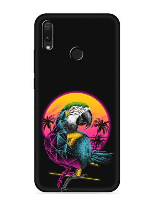 Rad Parrot Embossed Soft Silicone Case for Honor Y9 (2019) Zapvi