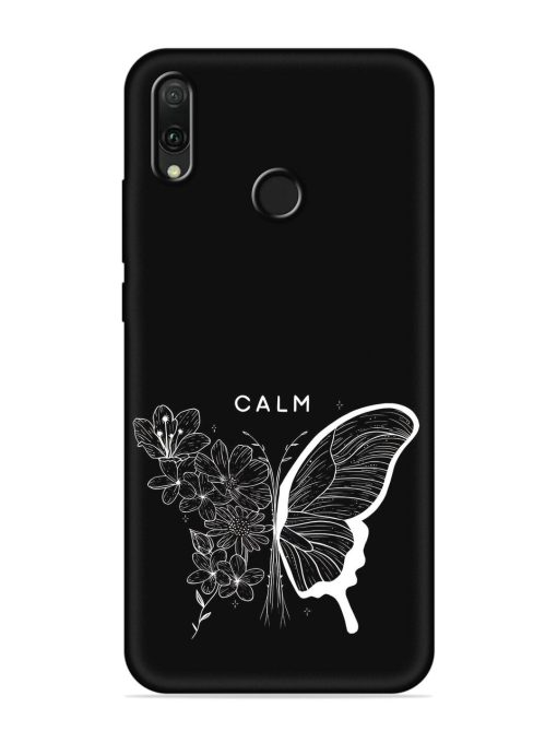 Calm Embossed Soft Silicone Case for Honor Y9 (2019) Zapvi