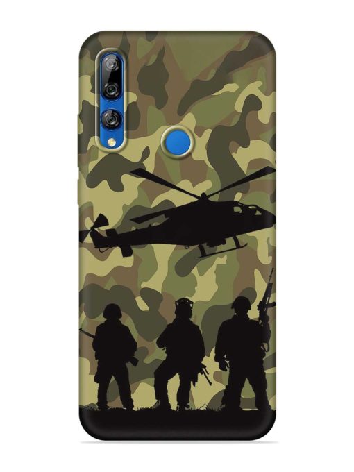 Army Heros Embossed Soft Silicone Case for Honor Y9 Prime Zapvi