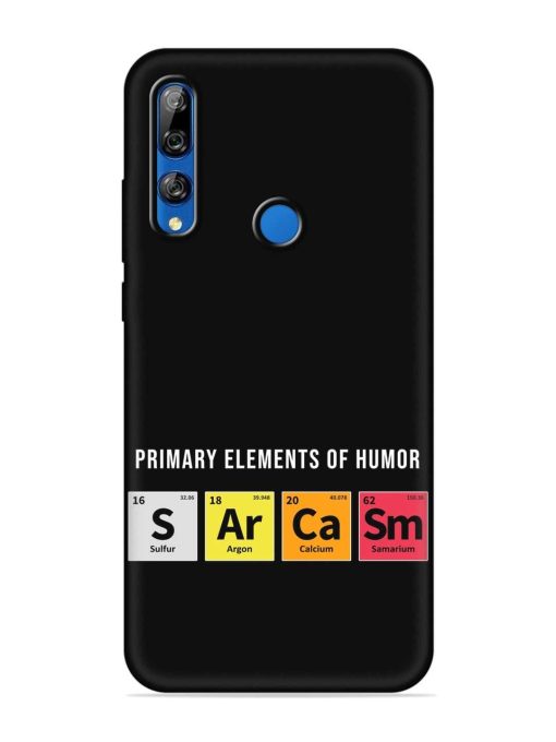 Primary Elements Humor Embossed Soft Silicone Case for Honor Y9 Prime Zapvi