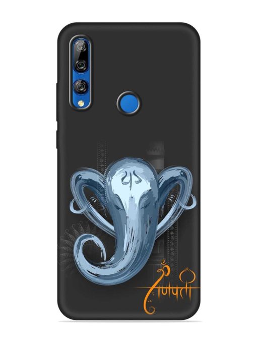 Illustration Lord Ganpati Embossed Soft Silicone Case for Honor Y9 Prime Zapvi