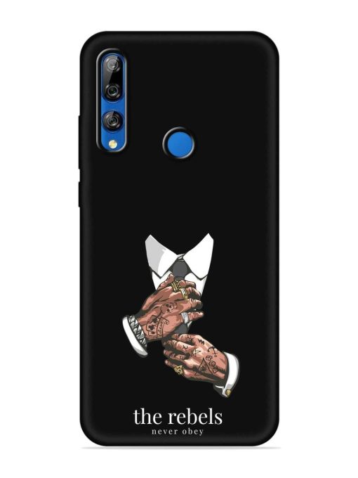 Rebels Slogan Man Embossed Soft Silicone Case for Honor Y9 Prime Zapvi