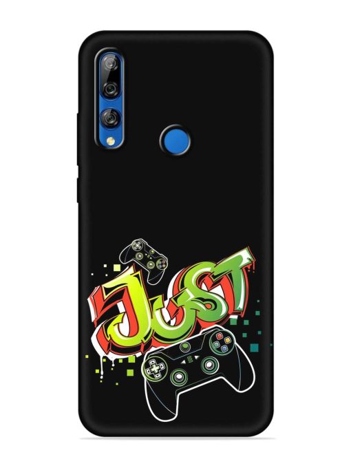 Graffiti Gamepad Illustration Embossed Soft Silicone Case for Honor Y9 Prime