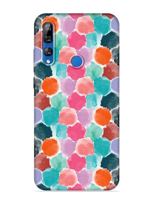 Colorful Seamless Pattern Embossed Soft Silicone Case for Honor Y9 Prime Zapvi