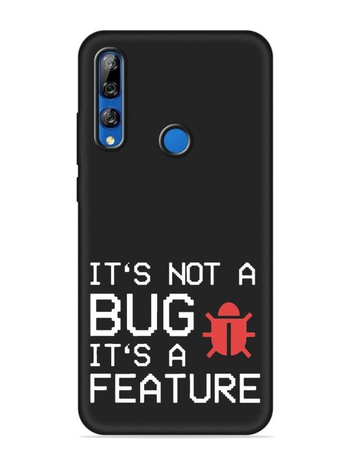 Not Bug Feature Embossed Soft Silicone Case for Honor Y9 Prime Zapvi