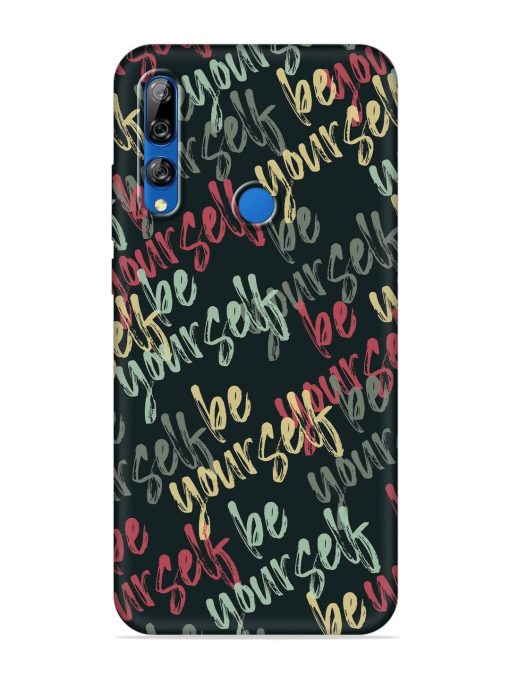 Yourself Seamless Embossed Soft Silicone Case for Honor Y9 Prime Zapvi