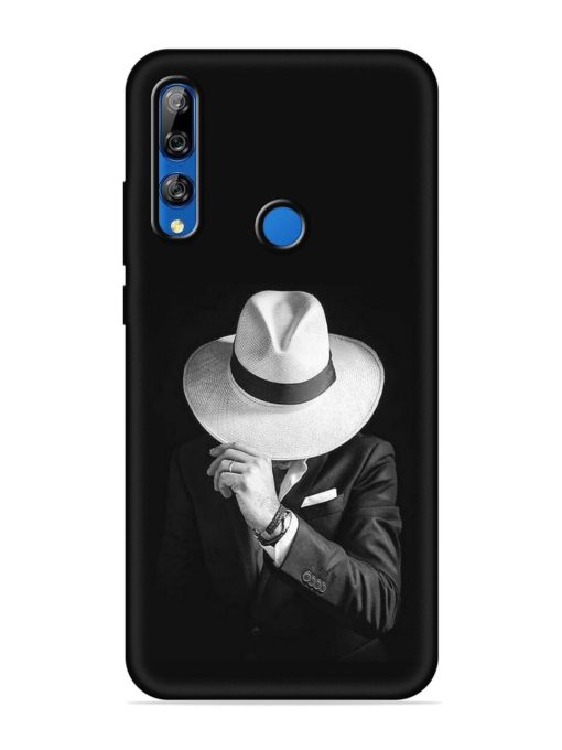 Men Under Hat Embossed Soft Silicone Case for Honor Y9 Prime Zapvi